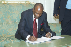 Guinean President Alpha Condé on state visit to Ghana