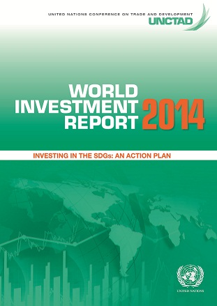 Cover page of the 2014 World Investment Report