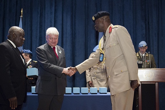 Dag Hammarskjold Medal awarded posthumously to fallen peacekeepers