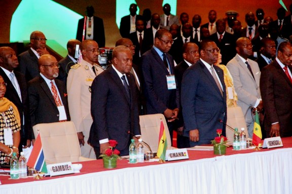 On-going ECOWAS summit in Accra.