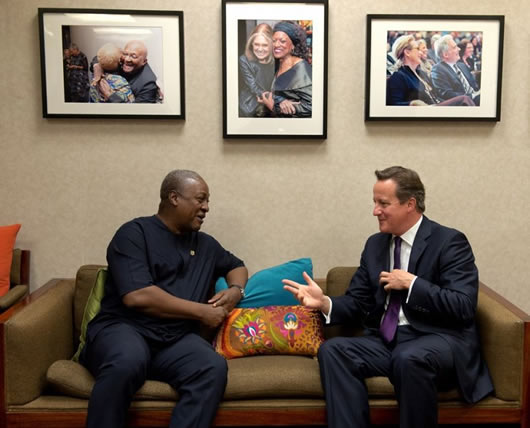 John Mahama and David Cameron