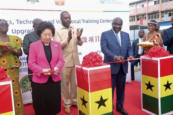 Vice-President, Chinese Vice-Premier Cut Sod For Upgrade Of 15 Educational Institution
