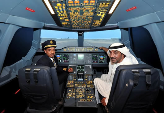 Emirates Airline launches flight simulator at Dubai Mall