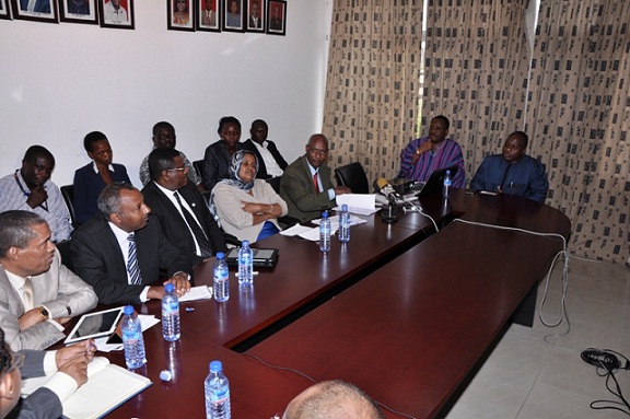 Mr Ayariga addressing the Ethiopian delegation