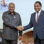 Ghana’s First Lady holds talks with Zambian counterpart