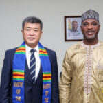 Stonebwoy pays courtesy visit on Ghana High Commissioner to UK ahead of his UK concert