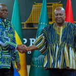 Gabonese President Nguema pays homage to Osagyefo Dr Kwame Nkrumah